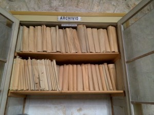 L'archivio storico in origine